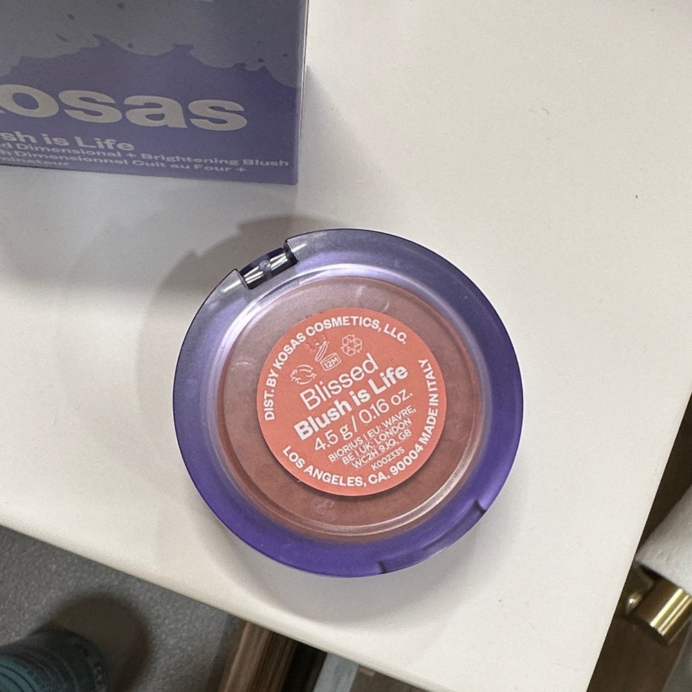 NIB KOSAS blush is life baked blush shade Bliss - Picture 4 of 4